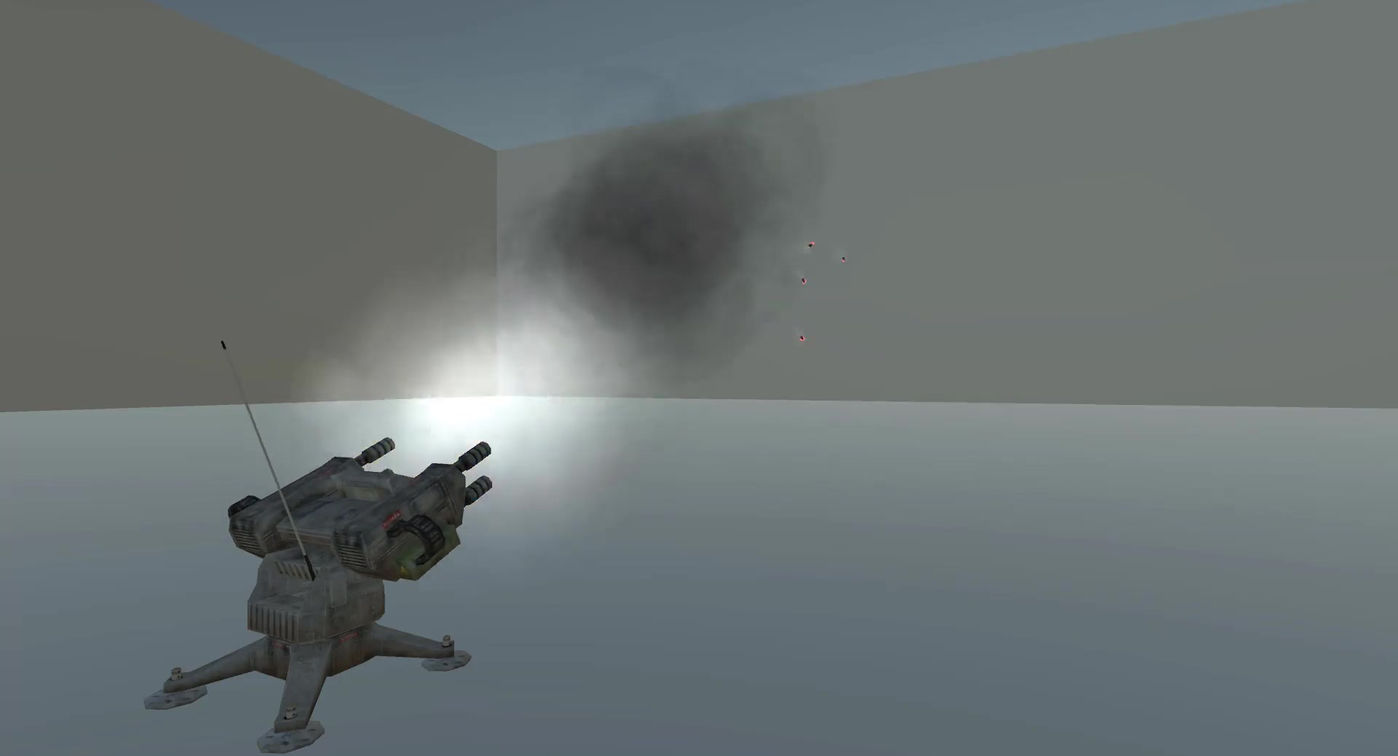 Turret Explosion VFX Effect